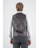 Κοστούμι Black Papigion Louka γκρι SLIM FIT