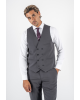 Κοστούμι Black Papigion Louka γκρι SLIM FIT