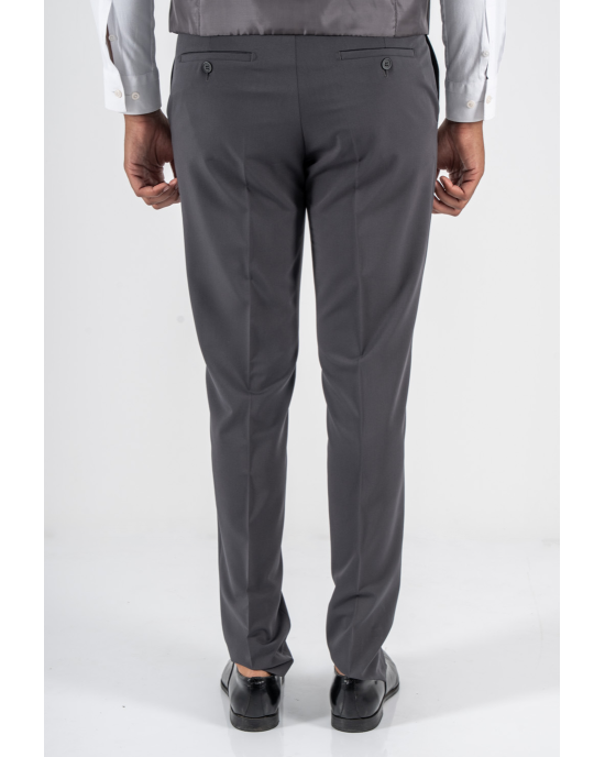Κοστούμι Black Papigion Louka γκρι SLIM FIT
