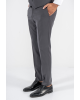 Κοστούμι Black Papigion Louka γκρι SLIM FIT