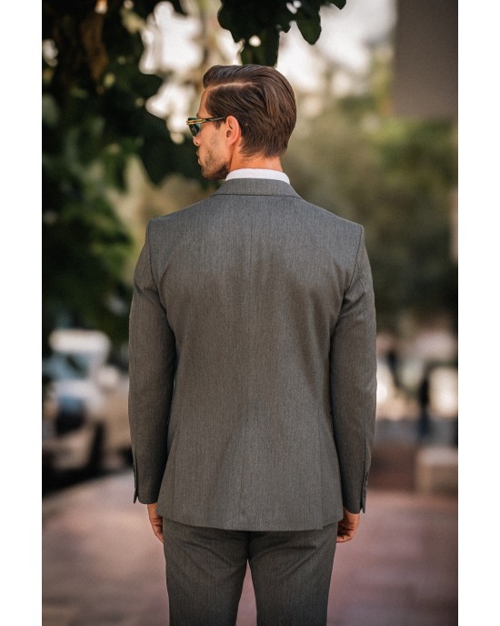 Κοστούμι Dezign γκρι SLIM FIT