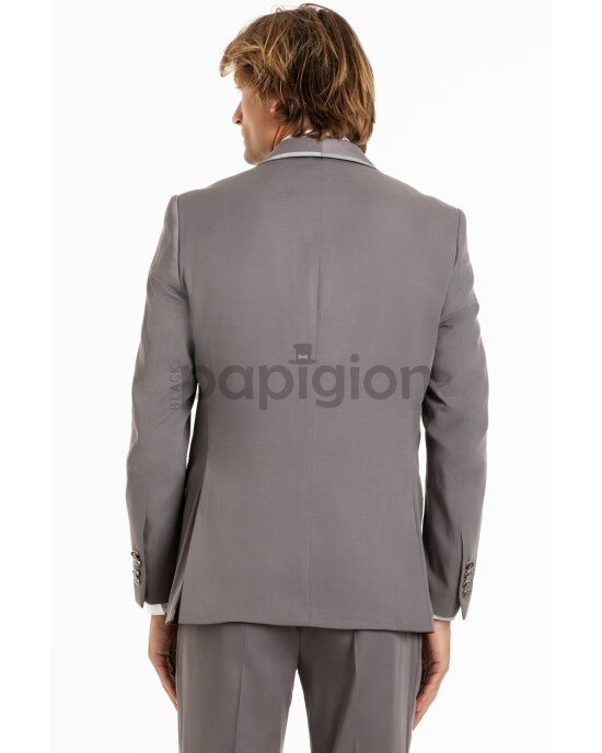 Κοστούμι 19V69 Italia Versace Abbigliamento γκρι σκούρο SLIM FIT