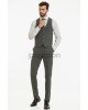 Κοστούμι Black Papigion γκρι σκούρο SLIM FIT