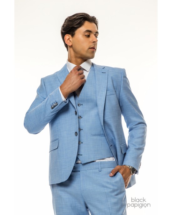 Κοστούμι Artisti Italiani γαλάζιο SLIM FIT