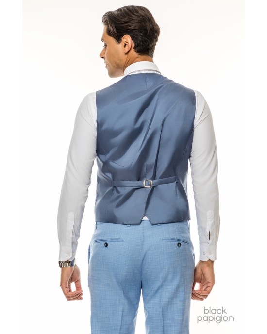Κοστούμι Artisti Italiani γαλάζιο SLIM FIT