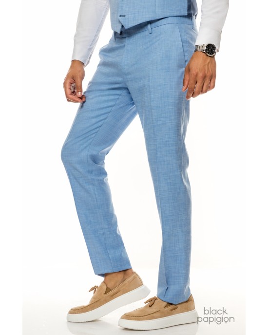 Κοστούμι Artisti Italiani γαλάζιο SLIM FIT