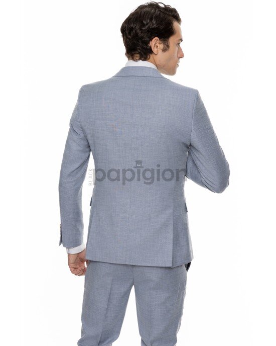 Κοστούμι Vittorio Ponte γαλάζιο SLIM FIT
