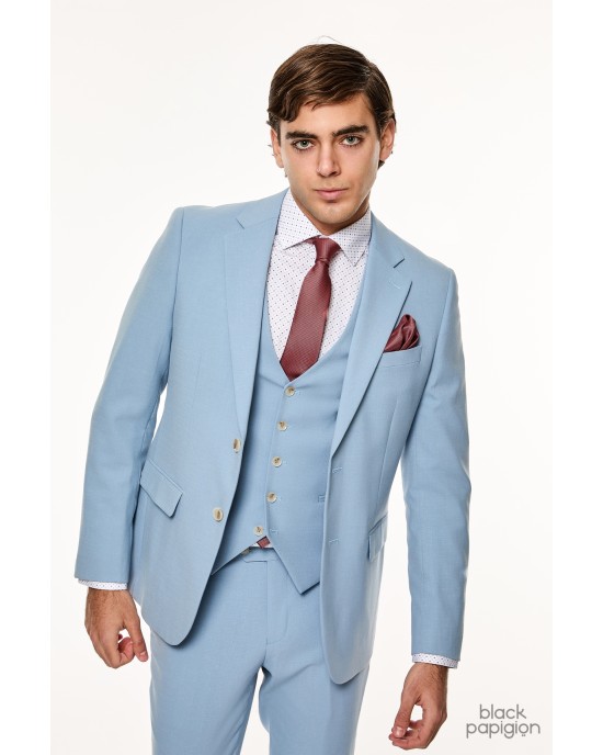 Κοστούμι Artisti Italiani γαλάζιο SLIM FIT