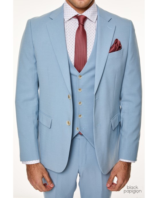 Κοστούμι Artisti Italiani γαλάζιο SLIM FIT