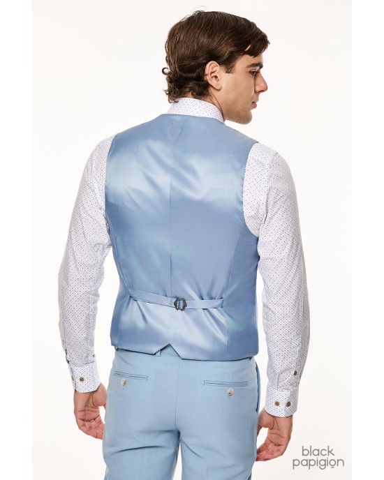 Κοστούμι Artisti Italiani γαλάζιο SLIM FIT