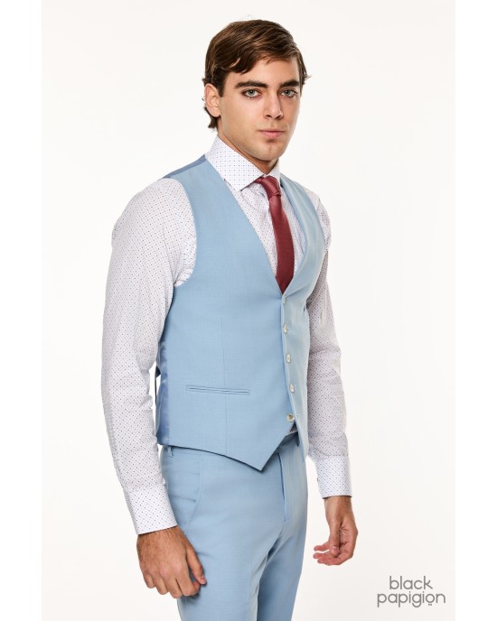 Κοστούμι Artisti Italiani γαλάζιο SLIM FIT