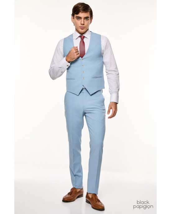 Κοστούμι Artisti Italiani γαλάζιο SLIM FIT