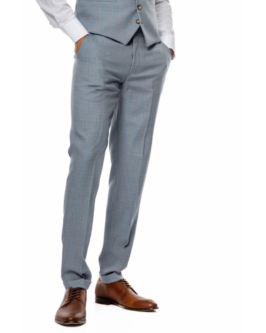 Κοστούμι Vittorio Riviera  γαλάζιο SLIM FIT