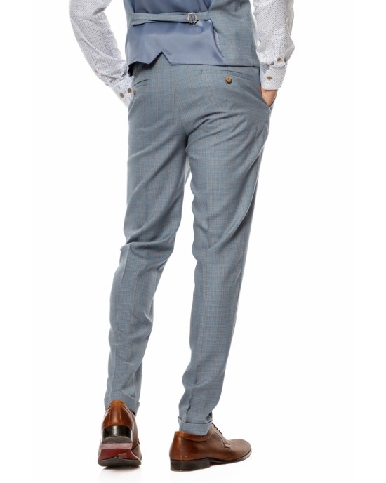 Κοστούμι Vittorio Riviera  γαλάζιο SLIM FIT