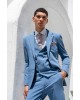 Κοστούμι Vittorio Marciano γαλάζιο SLIM FIT