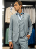 Κοστούμι Artisti Italiani γαλάζιο SLIM FIT