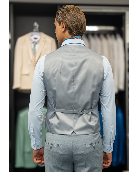 Κοστούμι Artisti Italiani γαλάζιο SLIM FIT