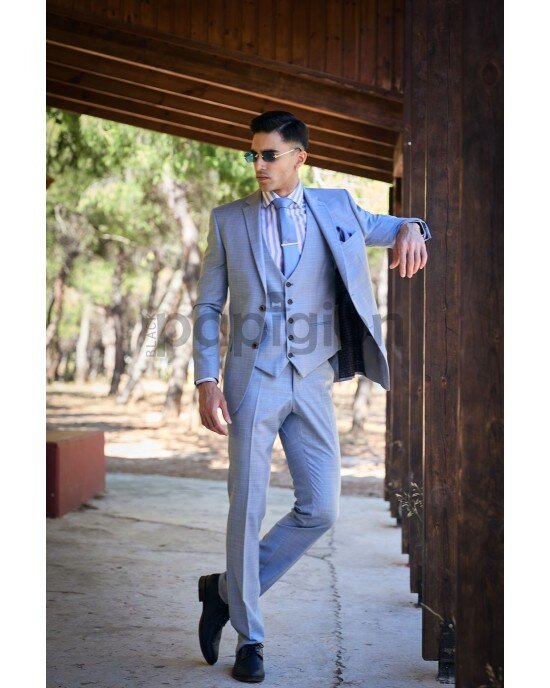 Κοστούμι Fabio Franco γαλάζιο Κοστούμι Fabio Franco γαλάζιο