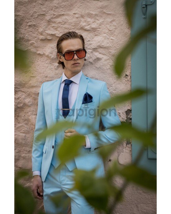 Κοστούμι Fabio Franco γαλάζιο SLIM FIT