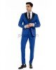 Κοστούμι Dezign μπλε ρουά SLIM FIT