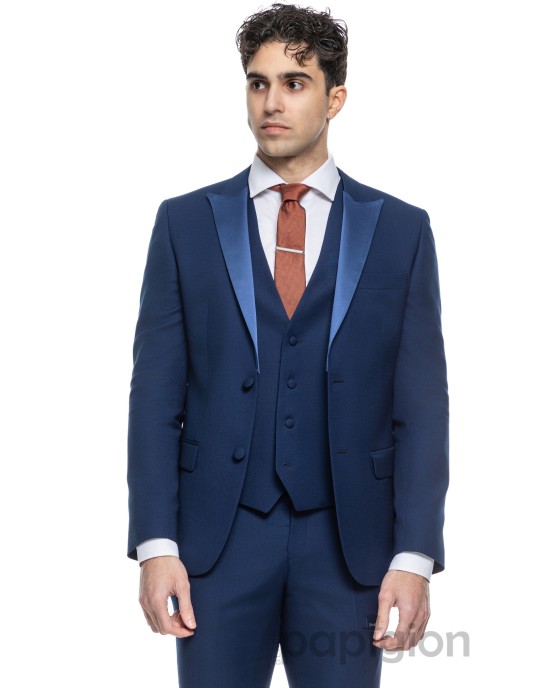 Κοστούμι Guy Laroche Homme μπλε SLIM FIT