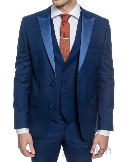 Κοστούμι Guy Laroche Homme μπλε SLIM FIT
