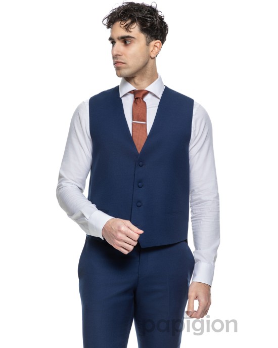 Κοστούμι Guy Laroche Homme μπλε SLIM FIT