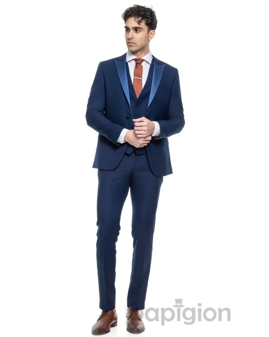 Κοστούμι Guy Laroche Homme μπλε SLIM FIT