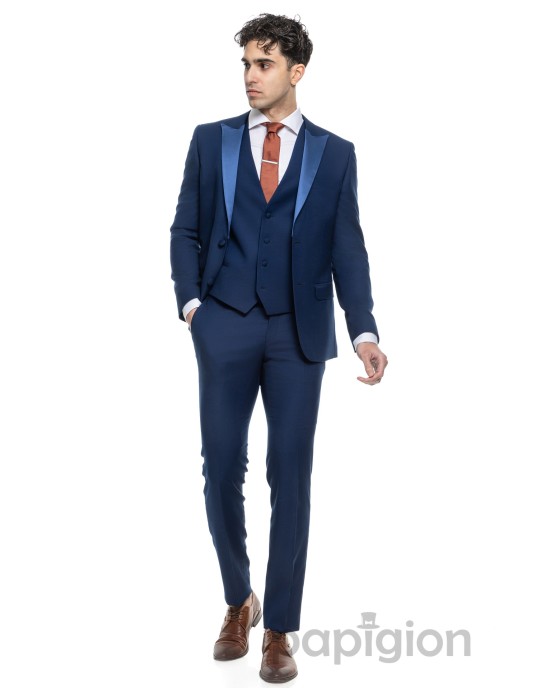 Κοστούμι Guy Laroche Homme μπλε SLIM FIT