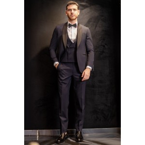 Κοστούμι Michael Kors Tuxedo Shawl μπλε