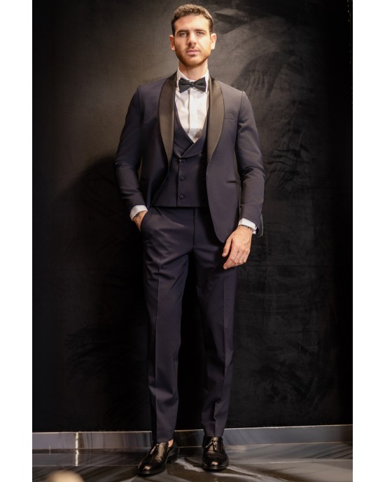 Κοστούμι Michael Kors μπλε SLIM FIT