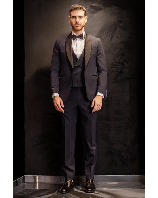 Κοστούμι Michael Kors μπλε SLIM FIT