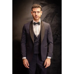 Κοστούμι Michael Kors Tuxedo Shawl μπλε