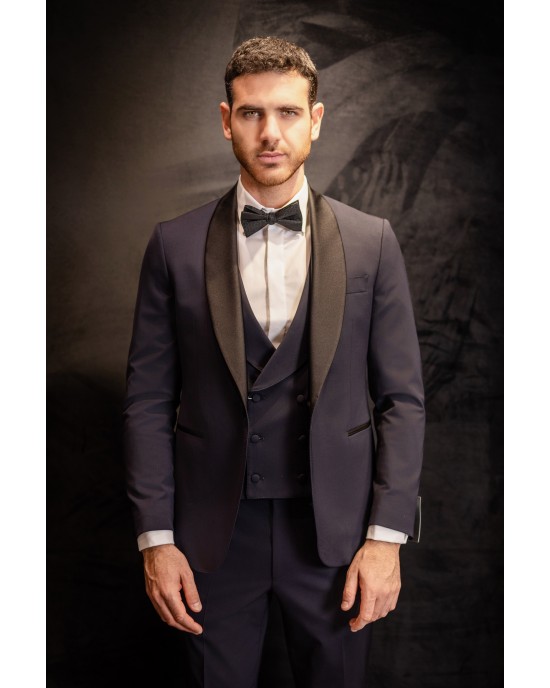 Κοστούμι Michael Kors μπλε SLIM FIT