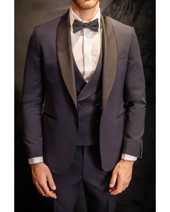 Κοστούμι Michael Kors μπλε SLIM FIT