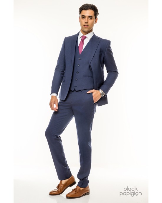 Κοστούμι Artisti Italiani μπλε SLIM FIT