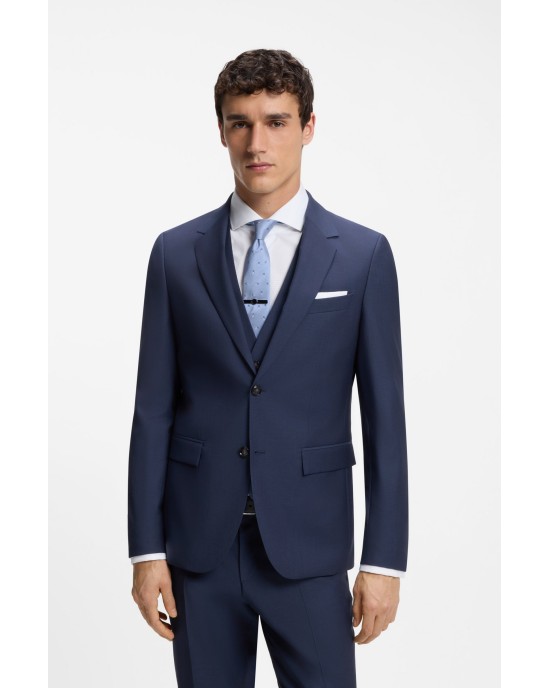 Κοστούμι Boss μπλε SLIM FIT