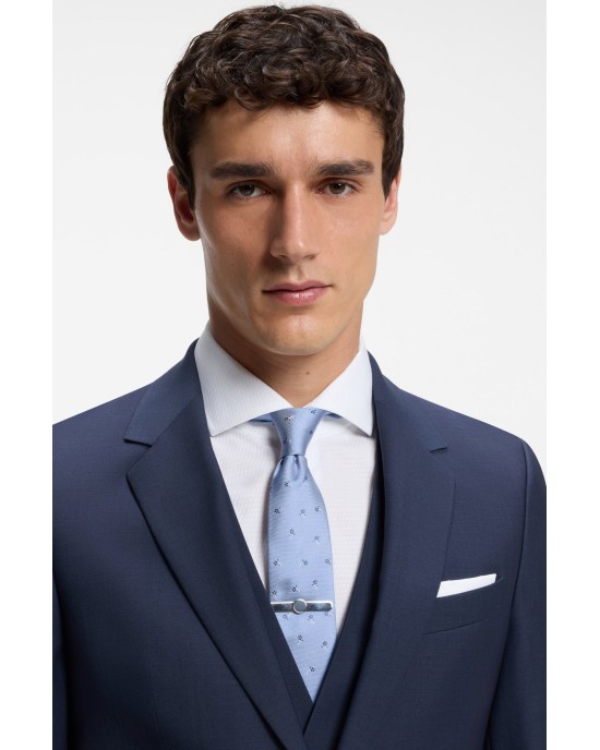 Κοστούμι Boss μπλε SLIM FIT