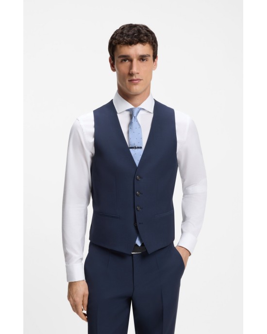 Κοστούμι Boss μπλε SLIM FIT