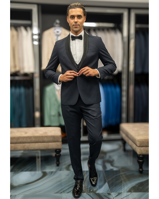 Κοστούμι Bizzaro μπλε SLIM FIT