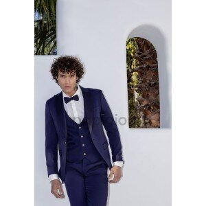 Κοστούμι 19V69 Italia Versace Abbigliamento Adriano μπλε