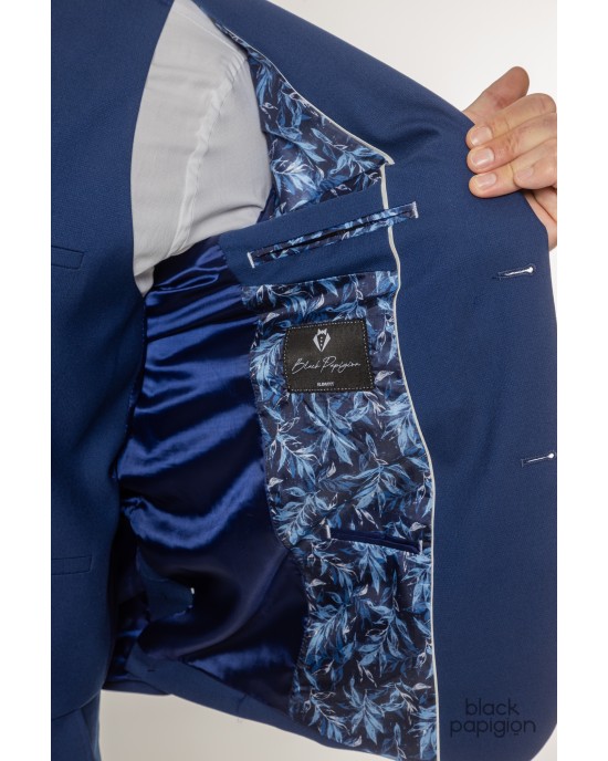 Κοστούμι Black Papigion μπλε SLIM FIT