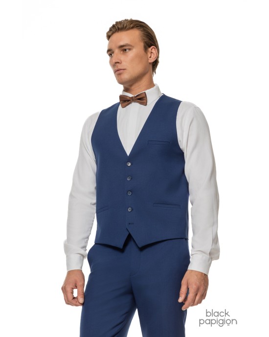 Κοστούμι Black Papigion μπλε SLIM FIT