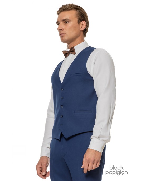 Κοστούμι Black Papigion μπλε SLIM FIT