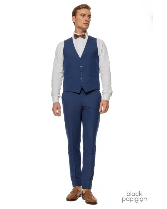 Κοστούμι Black Papigion μπλε SLIM FIT