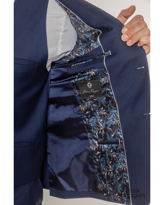 Κοστούμι Black Papigion μπλε SLIM FIT