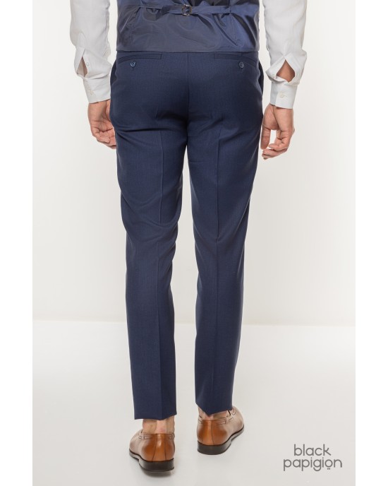 Κοστούμι Black Papigion μπλε SLIM FIT