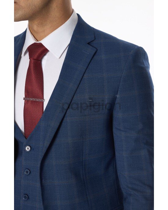 Κοστούμι Fabio Franco μπλε SLIM FIT Κοστούμι Fabio Franco μπλε SLIM FIT