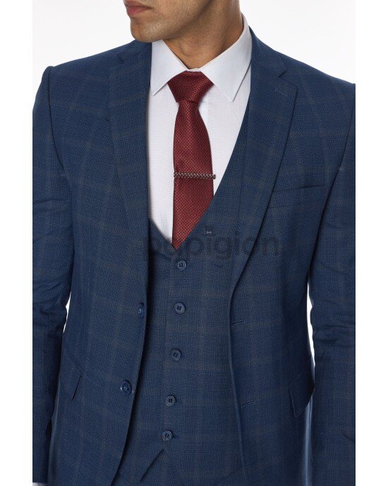 Κοστούμι Fabio Franco μπλε SLIM FIT Κοστούμι Fabio Franco μπλε SLIM FIT