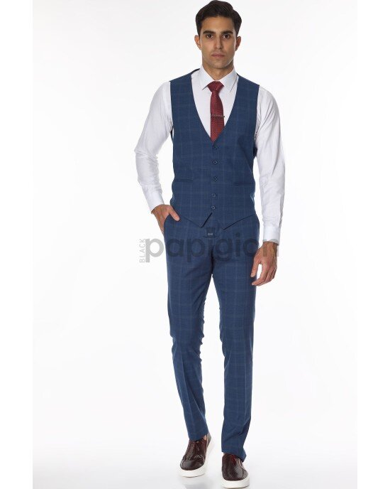 Κοστούμι Fabio Franco μπλε SLIM FIT Κοστούμι Fabio Franco μπλε SLIM FIT